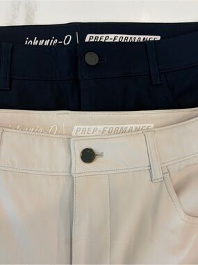 johnnie-O Prep-Formance Men’s Pants — set of 2- High Tide and Stone